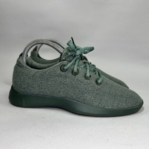 Allbirds Women's Size 8 Green Wool Runners Running Shoes - Picture 1 of 12